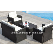 Set de canapé en rotin de jardin de jardin de piscine pour jardin